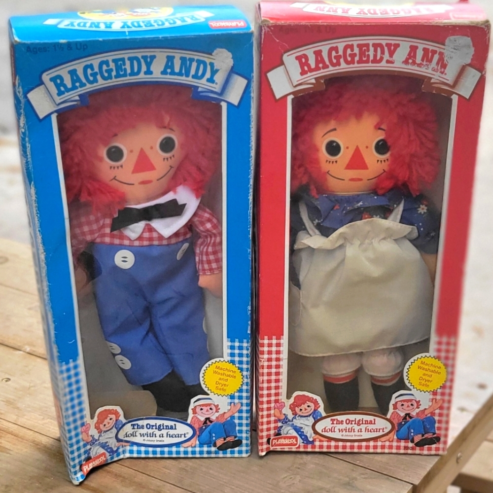 Original Raggedy Andy and Raggedy Ann Dolls